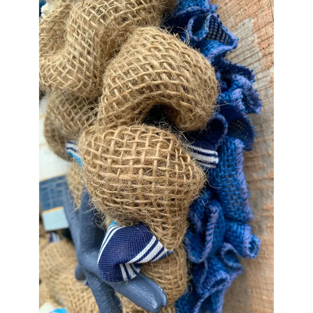 Coastal Nautical Natural Ruffled 18
